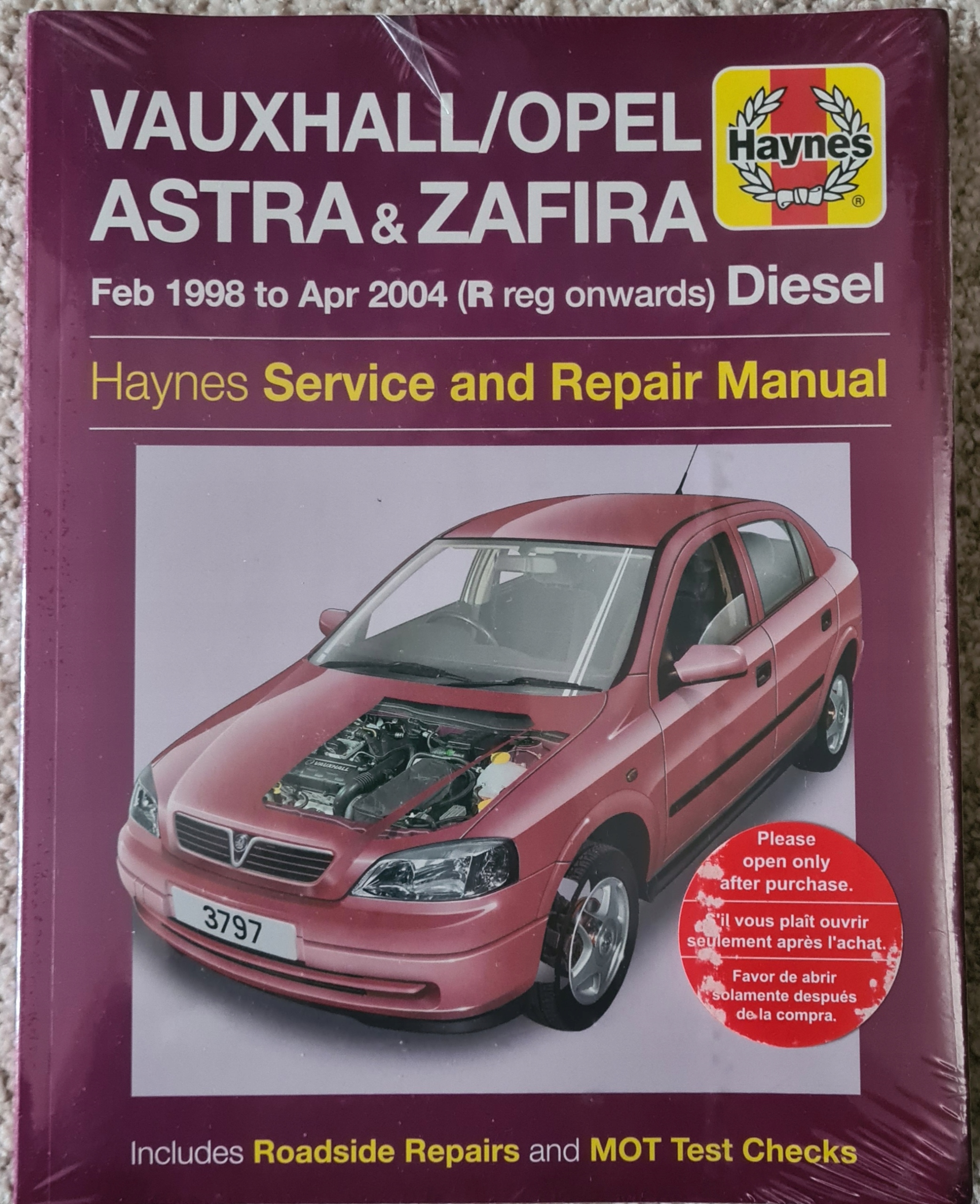 Opel Astra G Zafira A Haynes SAM NAPRAWIAM !!! za 105 zł z Ostrzeszów ...