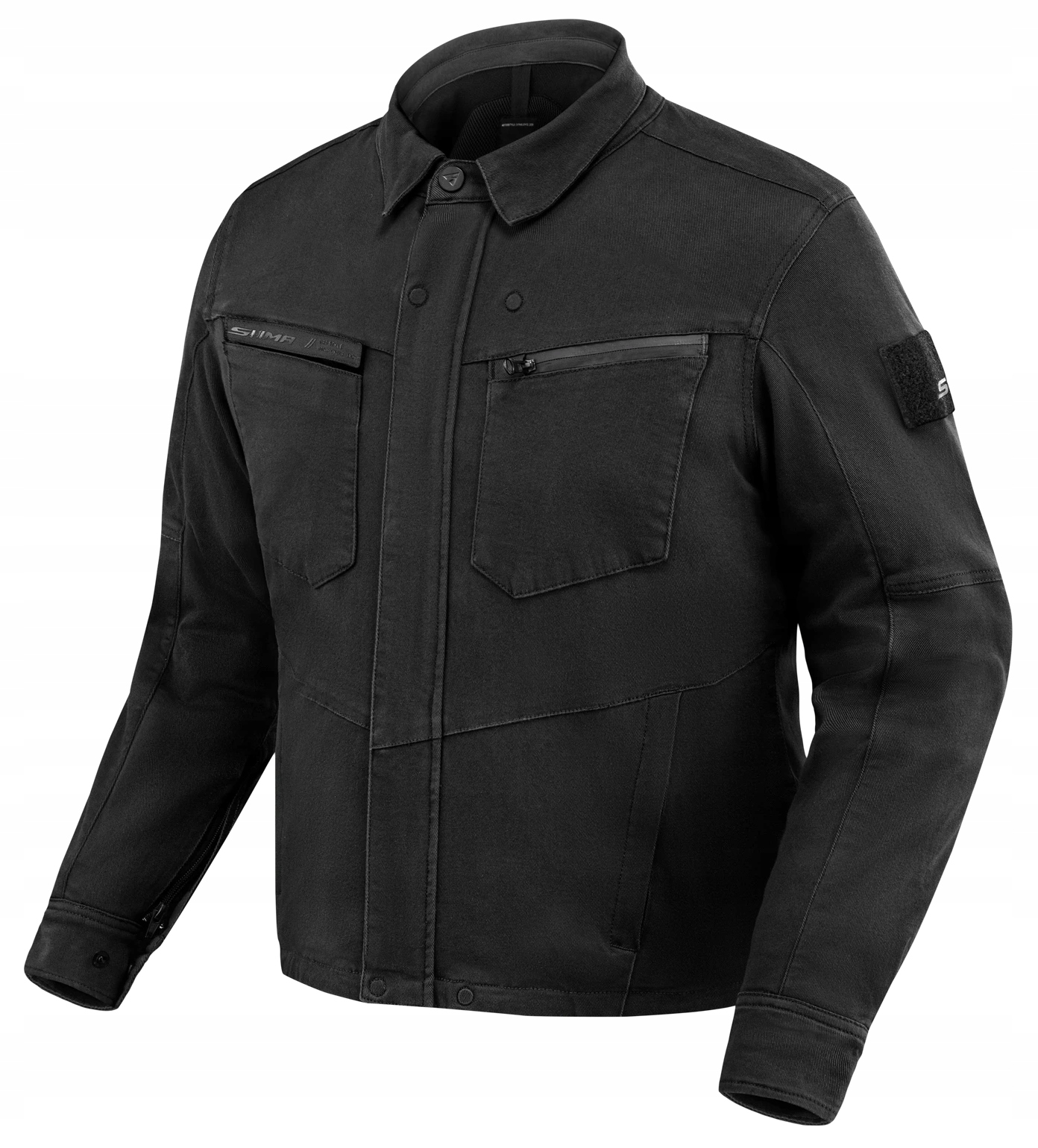 Shima Giro Black Pánska Textilná Moto Bunda Čierna