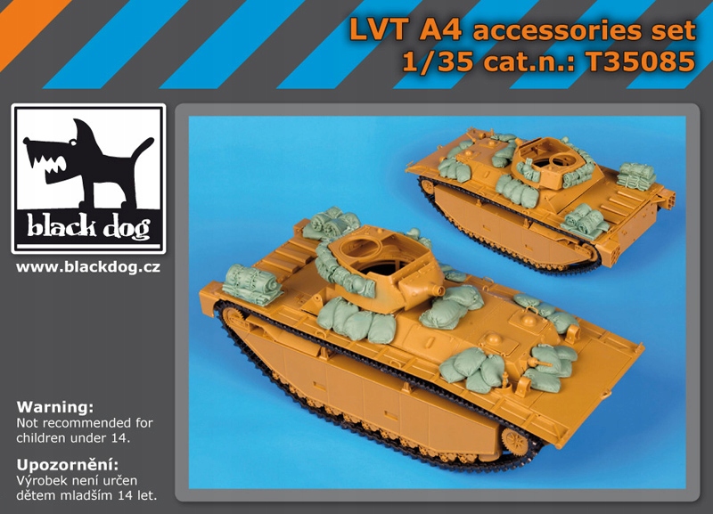 Příslušenství Black Dog T35085 1/35 Lvt A4 (Italeri)
