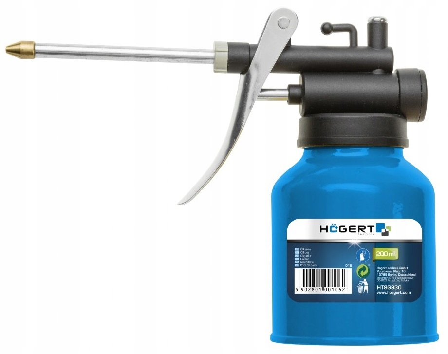 

Olejarka metalowa 200ml Hoegert Technik