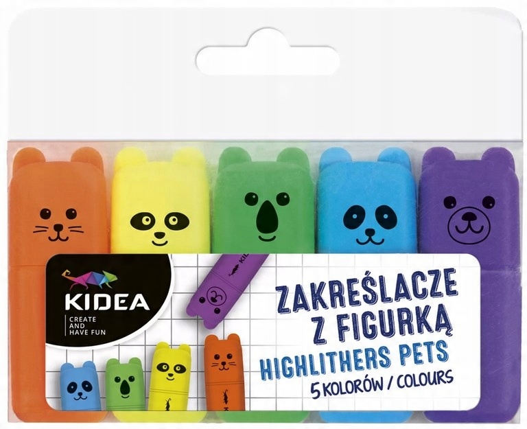 

Zakreślacze Z Figurka Kidea 5 Szt Dla Dzieci