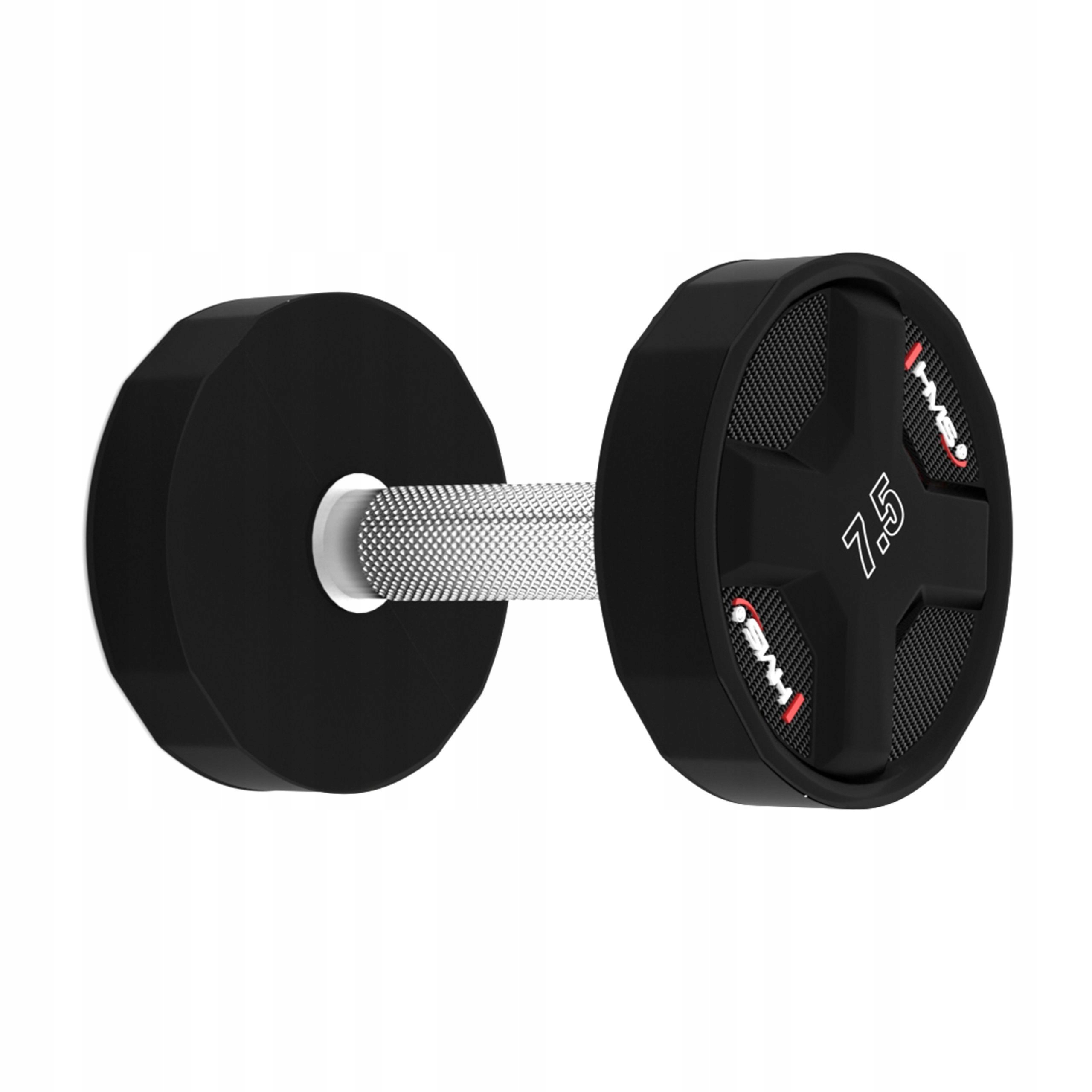 Odolná závaží pro silové cvičení ocel polyuretan Cpu 7,5 kg Hms