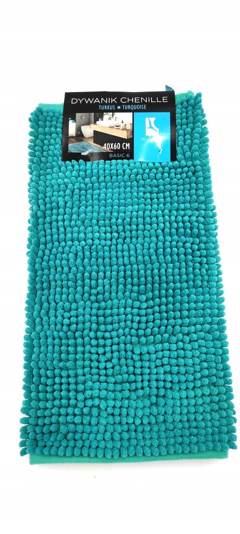 

Basic 6 Dywanik Chenille Turkus