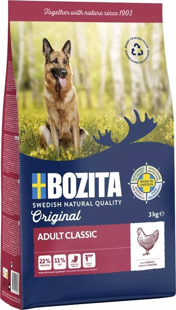 Levně Bozita Original Adult Classic pro dospělé psy 3 kg