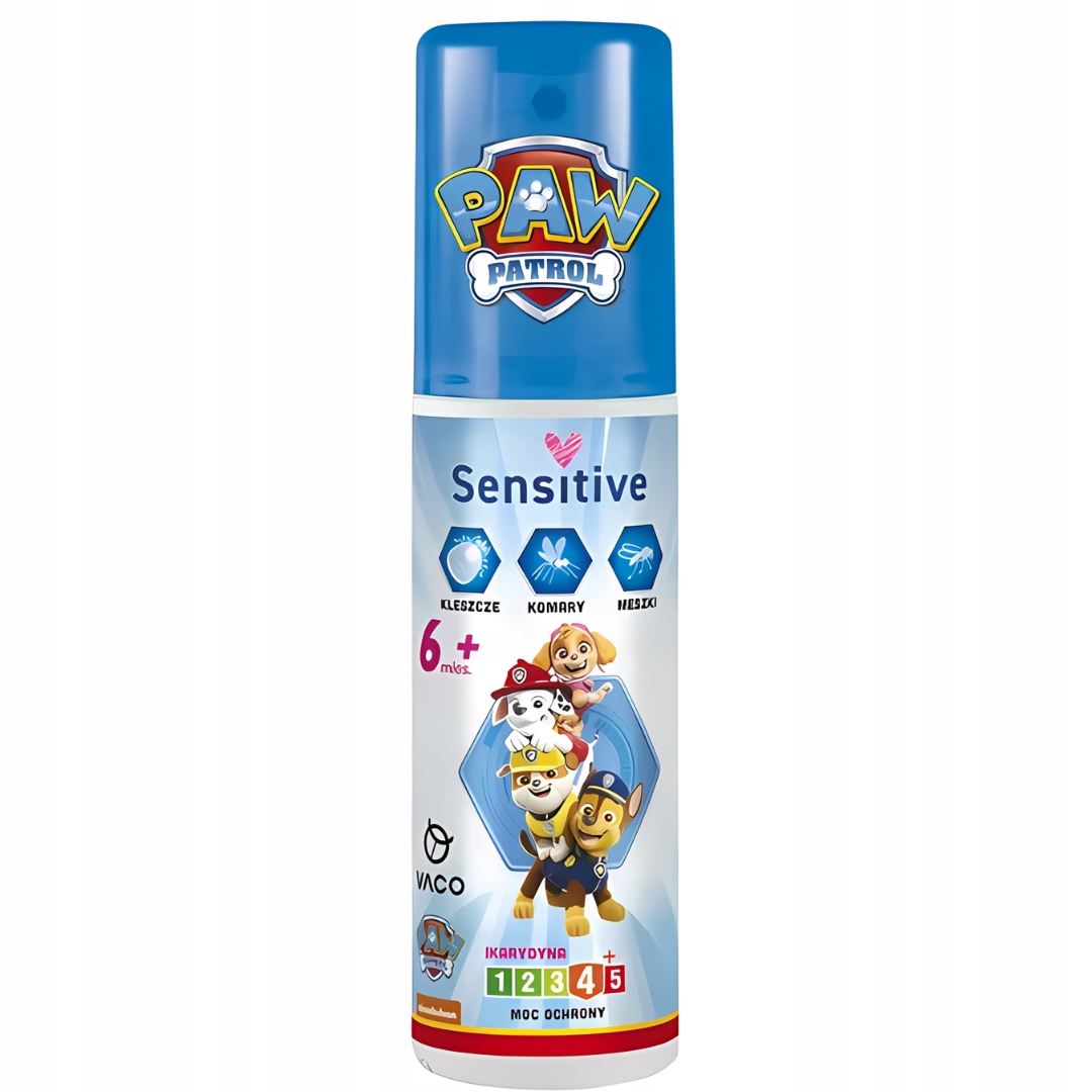 SPRAY Na Komary Kleszcze Meszki Psi Patrol Sensitive Dla Dzieci 6m+ Vaco x2 Kod producenta 804051