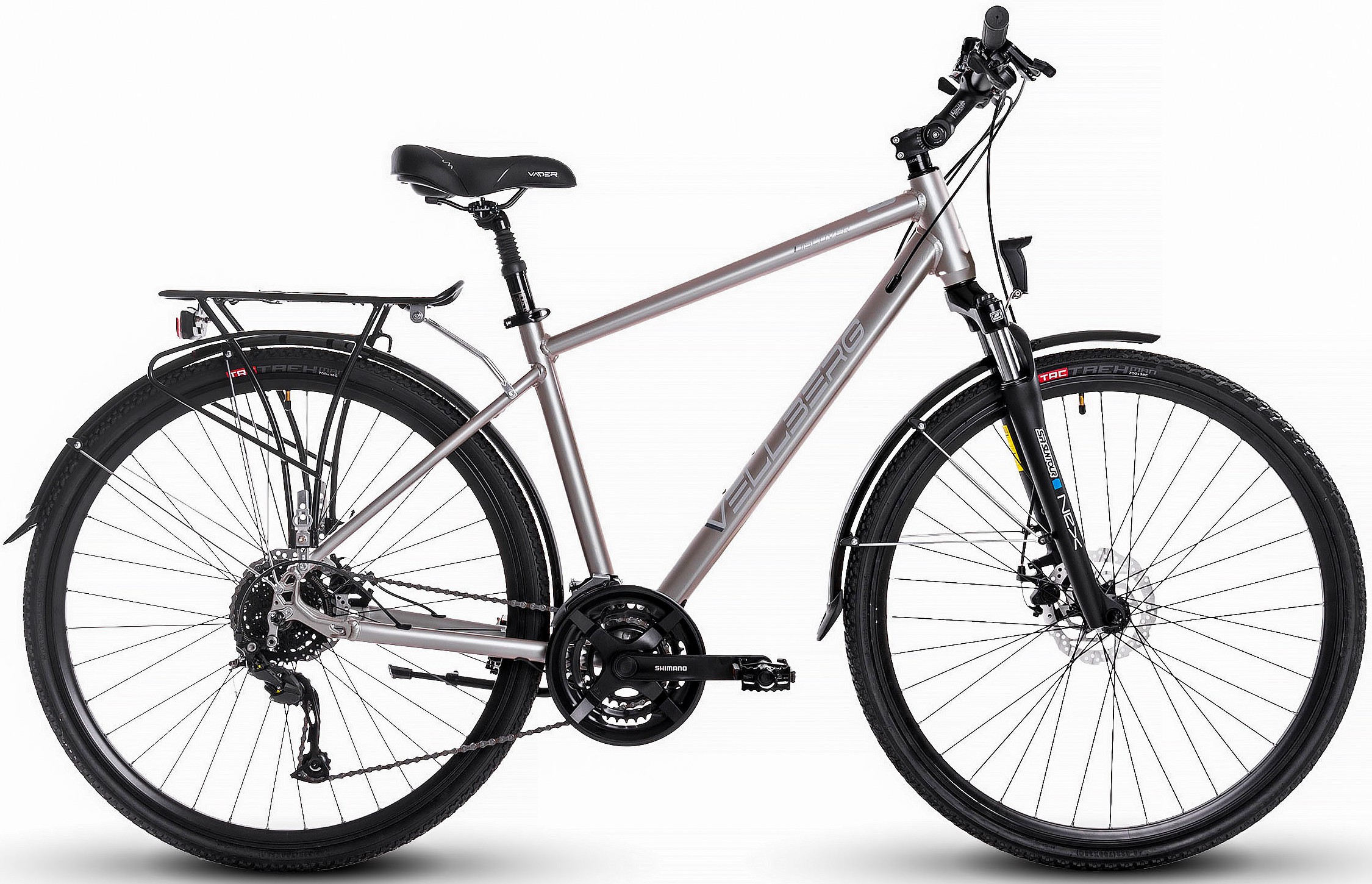 Rower 28 Vellberg Discover 1.0 D Disc 3x8 460 18" Stalowy