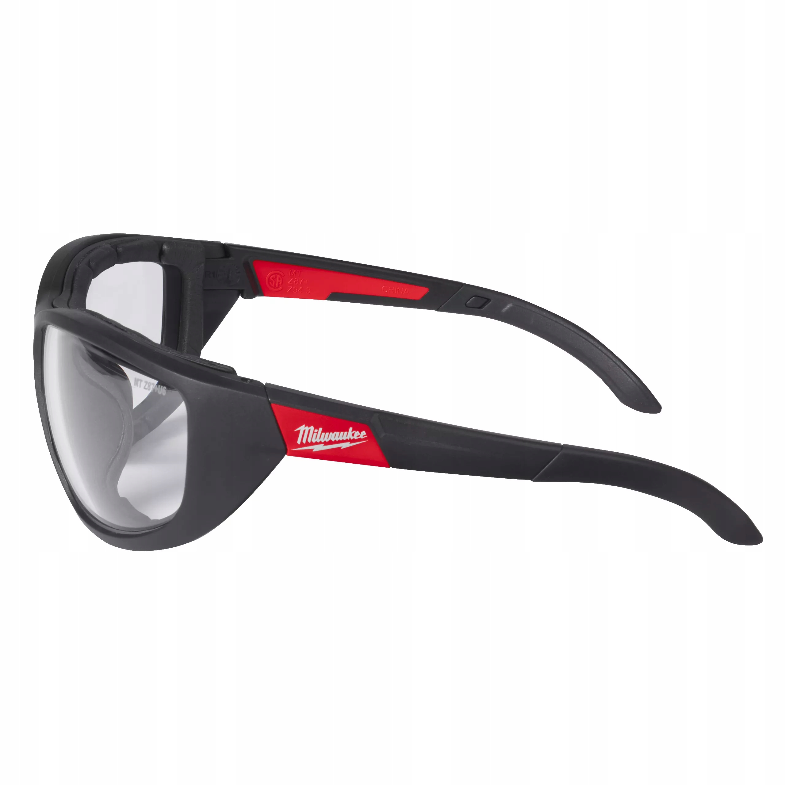 Okulary ochronne premium z uszczelką bezbarwne 1 para 4932471885 Marka Milwaukee