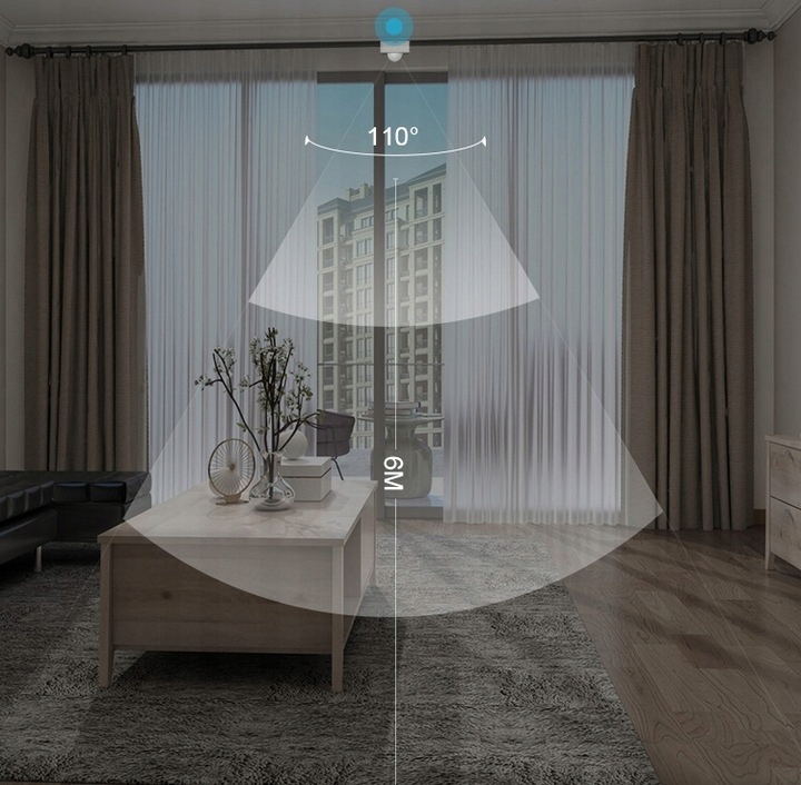 SONOFF CZUJNIK RUCHU NA BATERIĘ PIR SNZB-03 ZIGBEE KĄT DETEKCJI 110° Rodzaj czujnika ruchu