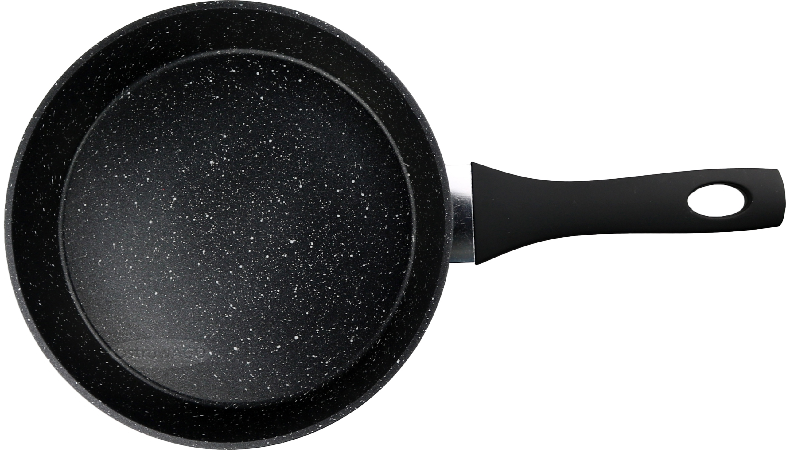 

Czarna Patelnia Marmurowa Non-stick 24cm Zilner