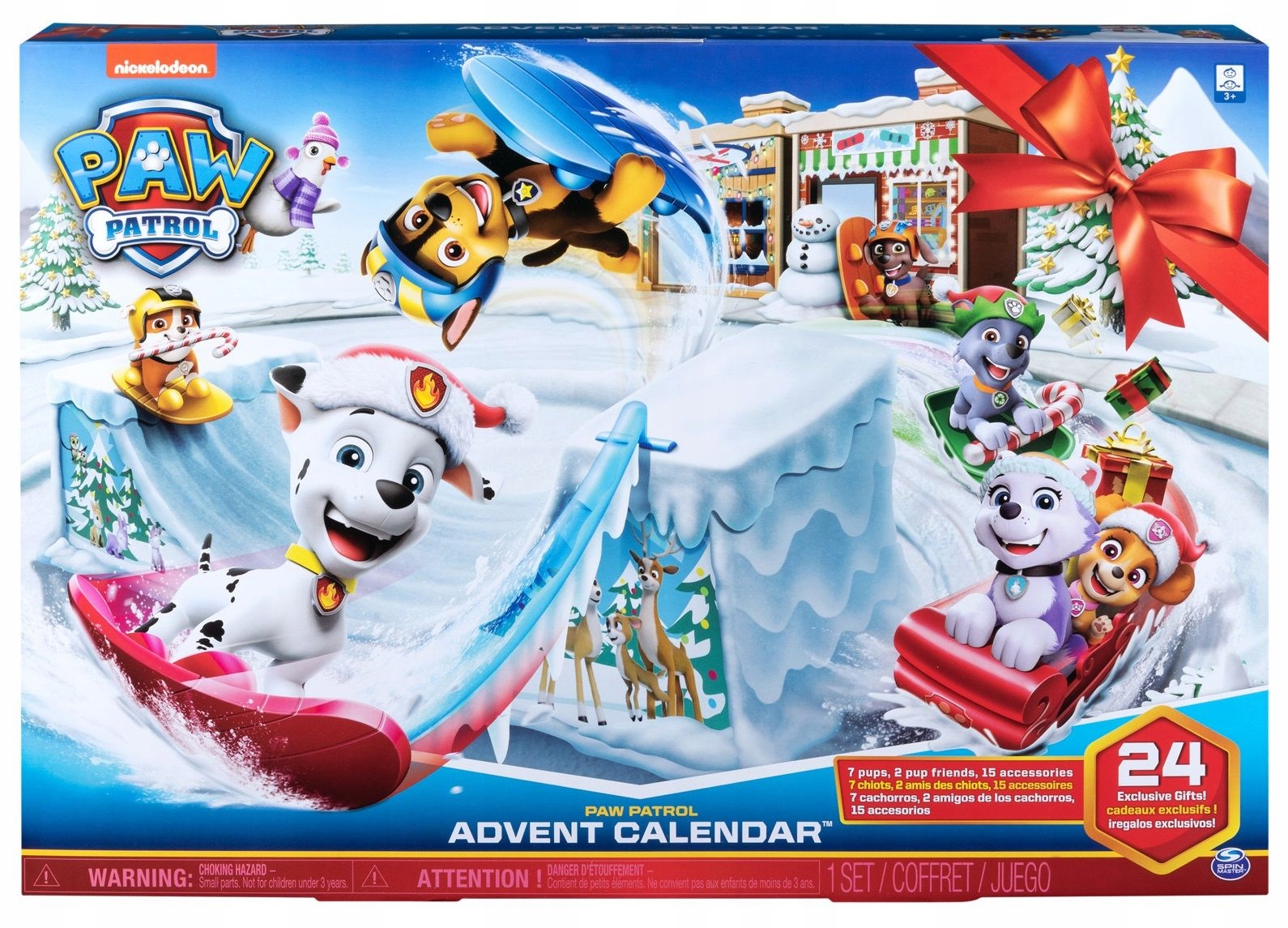 Адвент-календарь Paw Patrol Spin Master, фигурки и зимние аксессуары, от 2 лет — фото 6