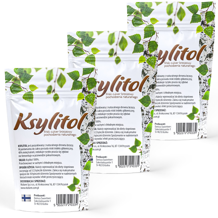 Xylitol Xylitol 3x1kg Finský Cukr Břízový