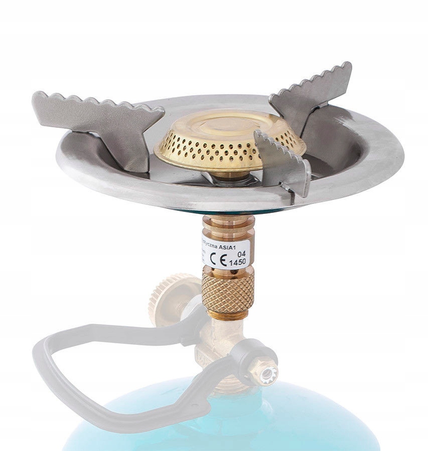 KUCHENKA GAZOWA PALNIK NA BUTLĘ ASIA MAŁY Kolor dominujący srebrny/szary