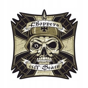 

Choppers till Death naklejka