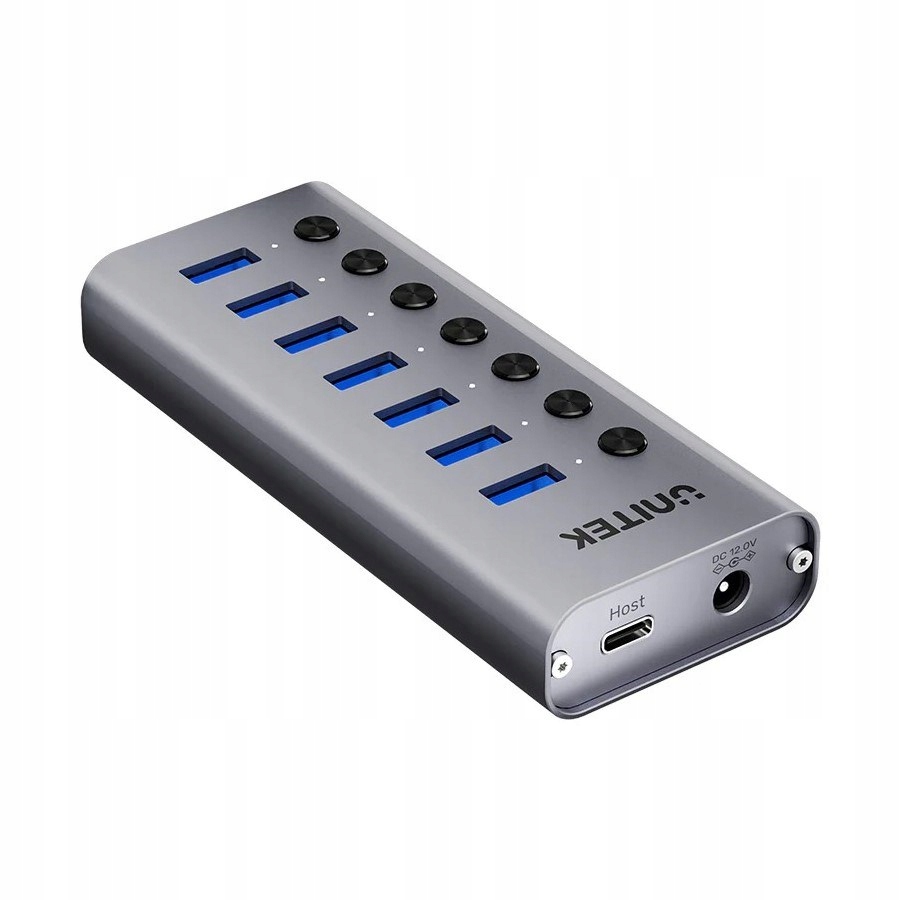 Unitek Hub Usb-a 3.0 7V1, 5 Gb S Přepínačem