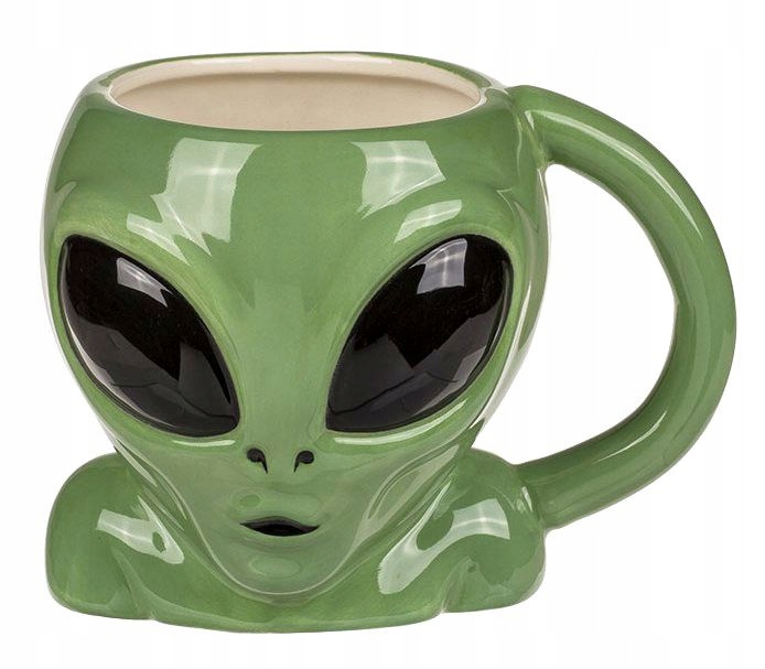 

Kubek Kosmita Obcy Ufo Alien Głowa Kosmity