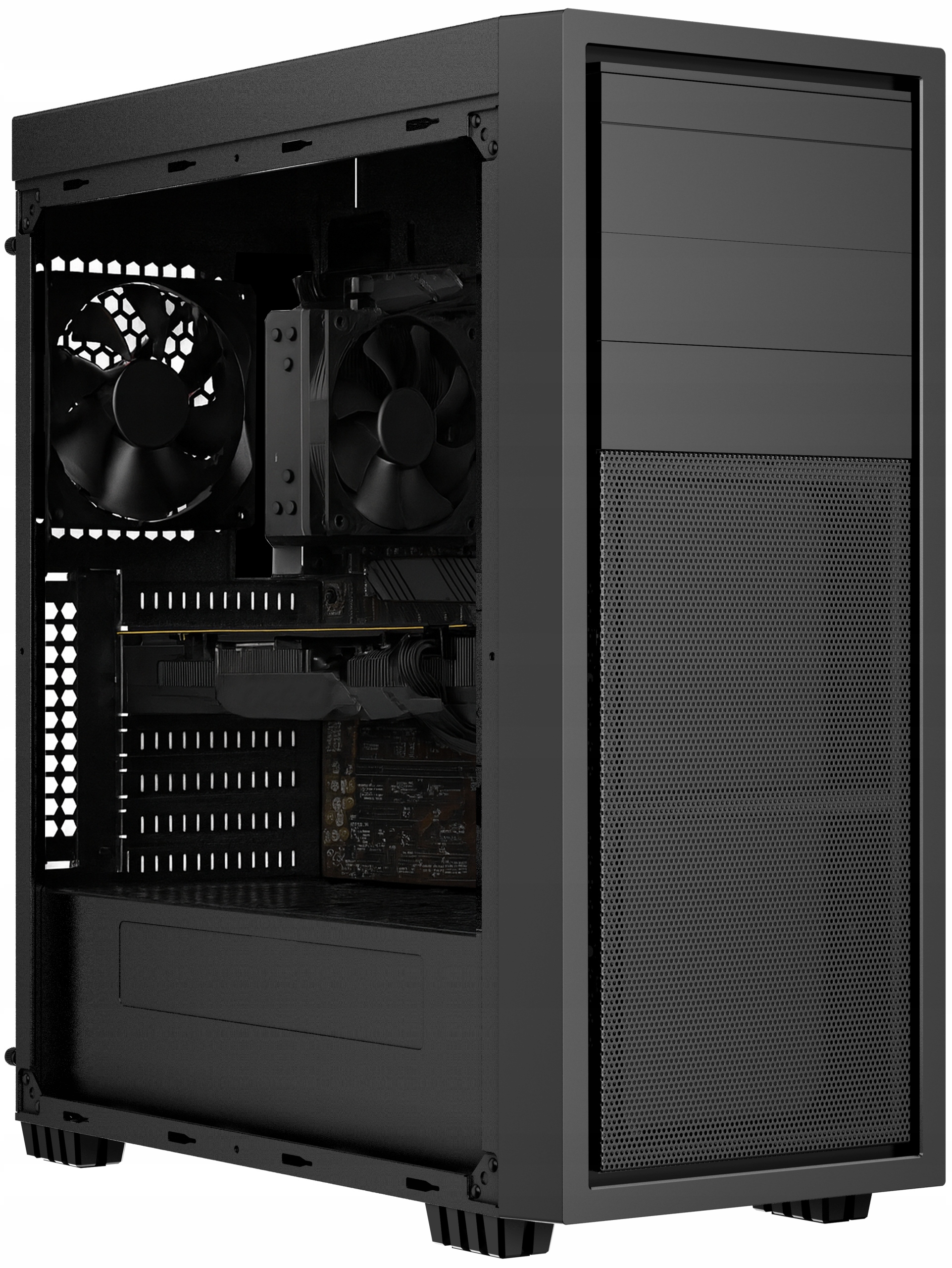 Obudowa do komputera Pc Midi Tower E-atx Usb-c do domu do biura filtry mesh