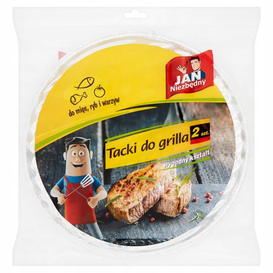 

Jan Niezbędny Tacka do grilla okrągła 2szt.