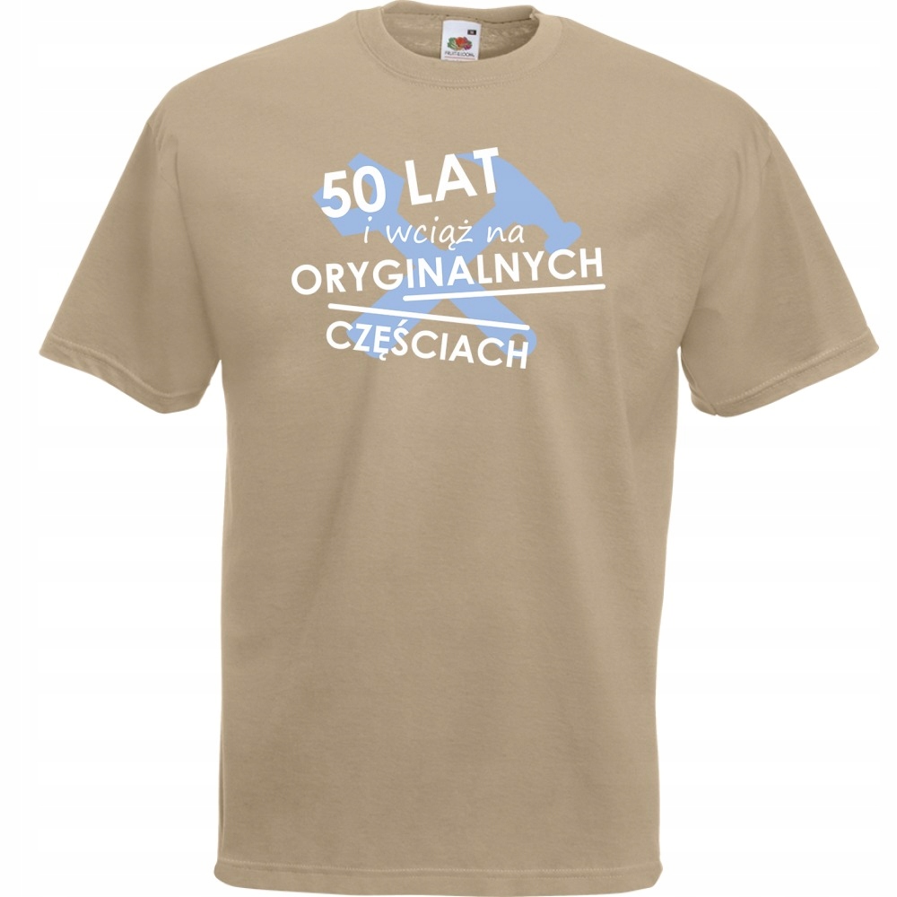 

Koszulka 50 lat urodziny L khaki