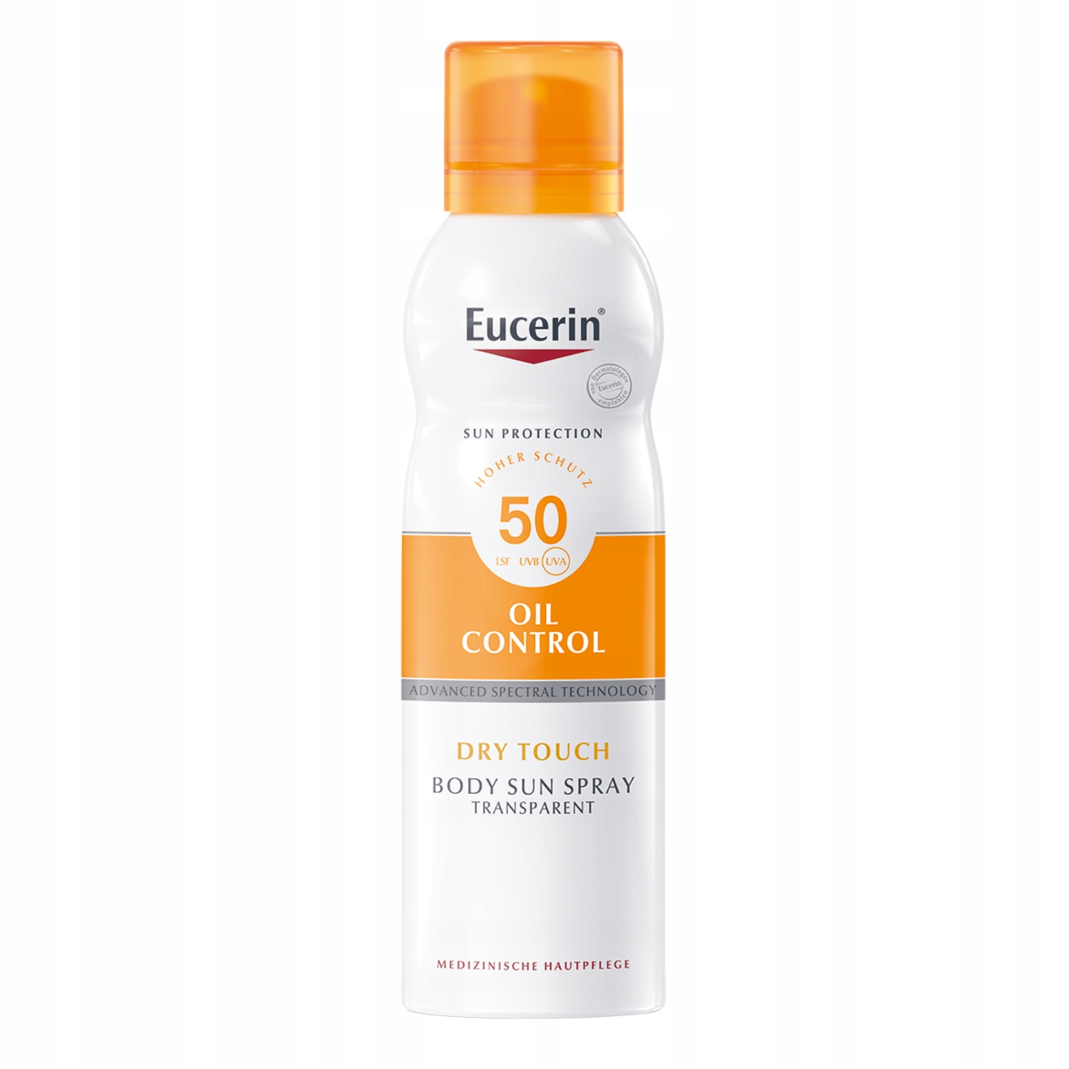 Eucerin Oil Control Transparentny Spray ochronny do ciała SPF50 200ml