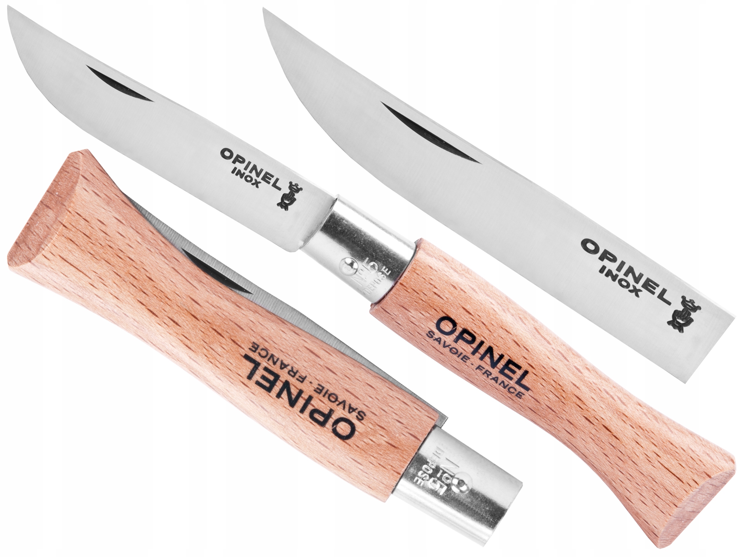

Nóż składany Opinel 5 inox buk