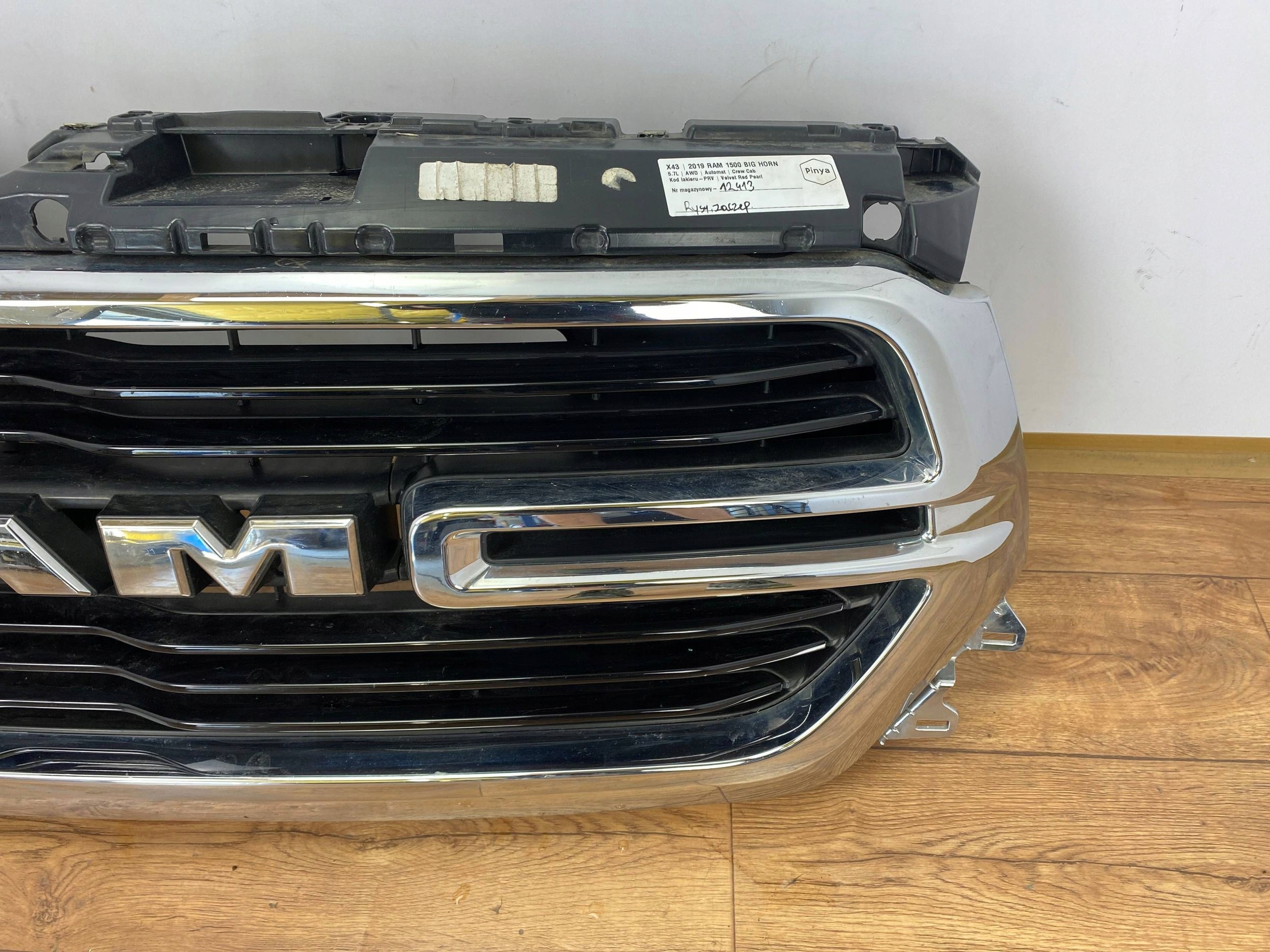 grill grille chrom bonnet bumper Ram 1500 DT 2019+