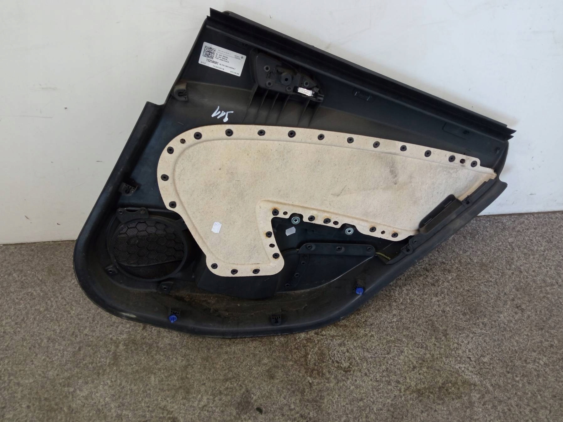 upholstery side left rear part sedan Opel Astra IV (2009- ) J