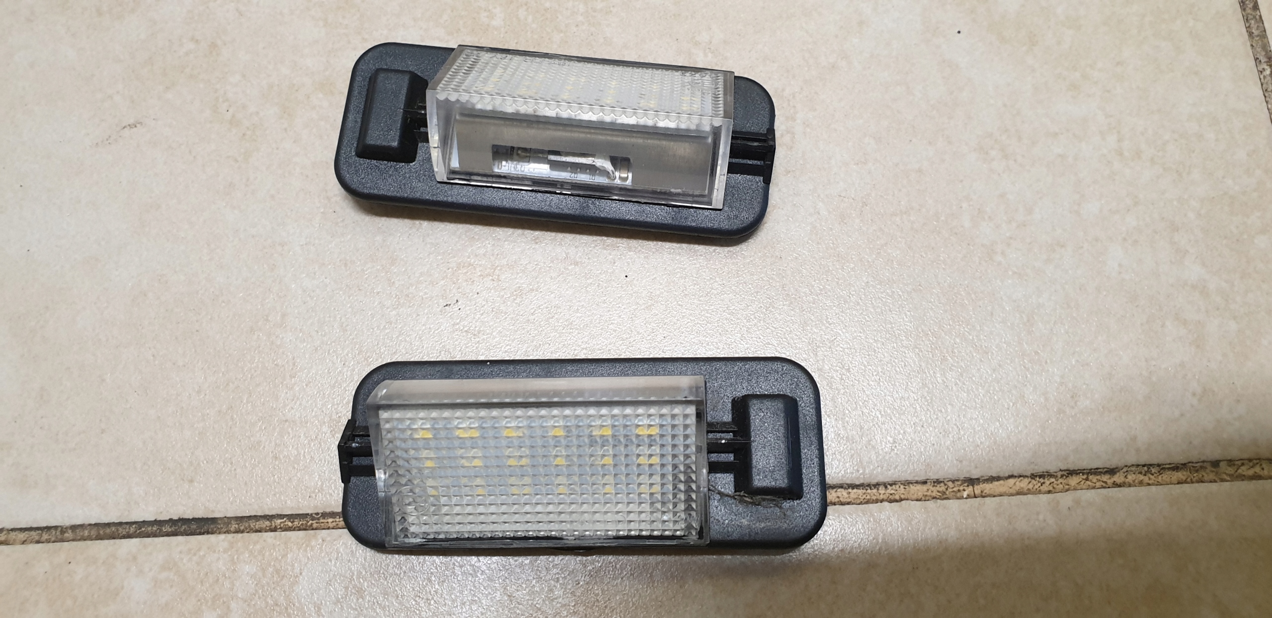 light X2 number plate light LED AUDI A4 B6 B7 8E A3 8P A6