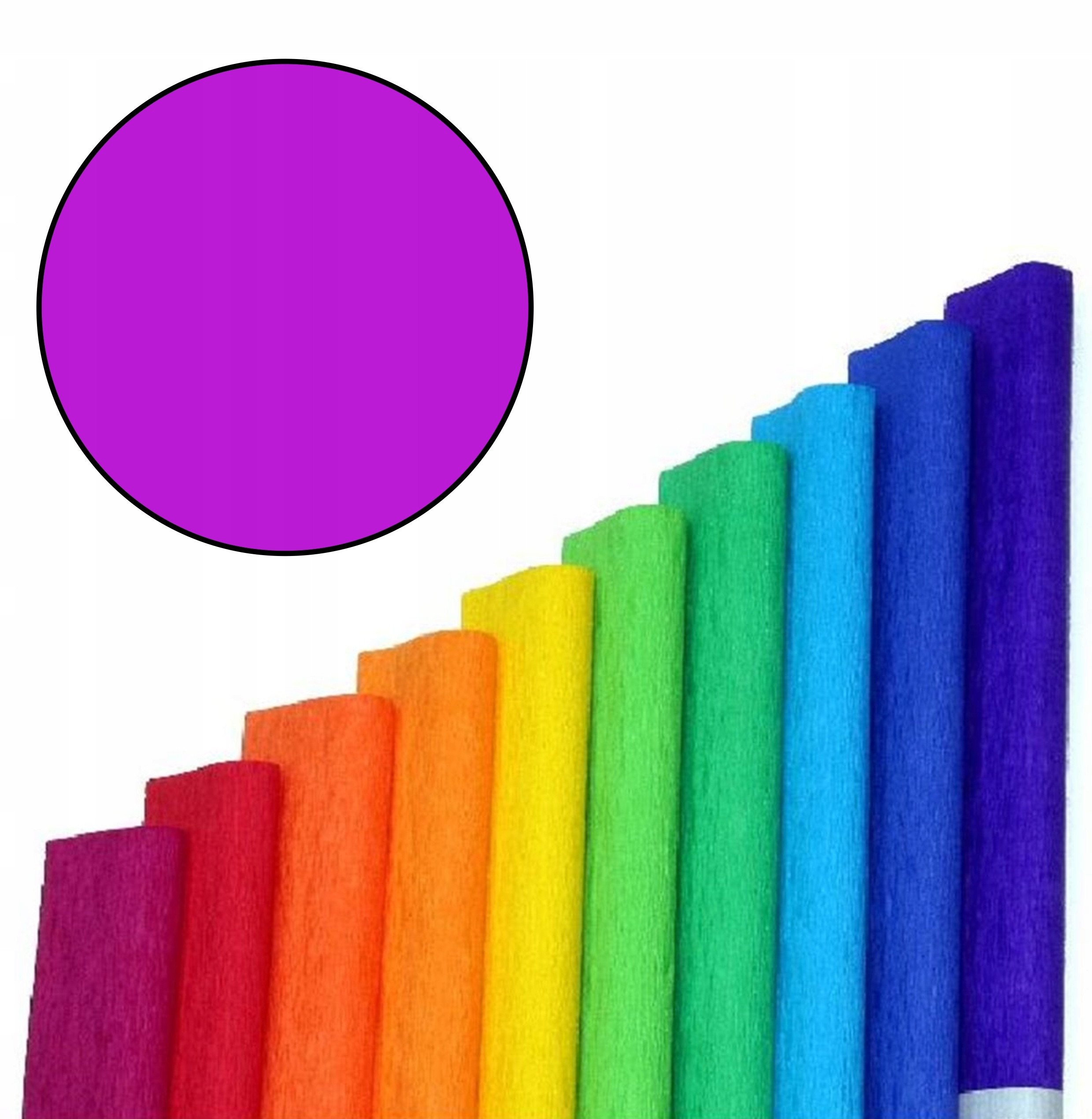 BIBUŁA MARSZCZONA BORDOWA NR.9 50CM 2M TYMOS