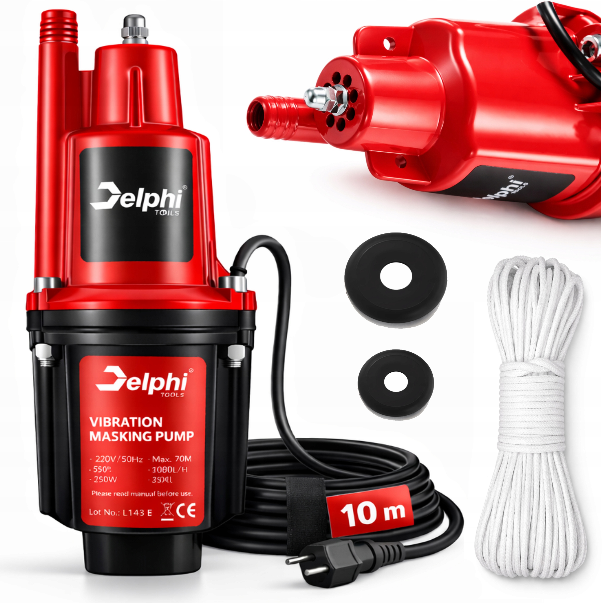 Pompa Do Wody Czystej Głębinowa Zanurzeniowa do Studni Ogrodu Ruska Nurek