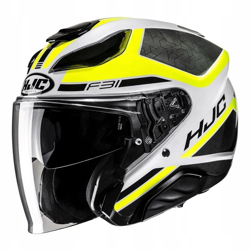 Motocyklová prilba Hjc F31 Ceron Black/yellow čierna žltá Darčeky