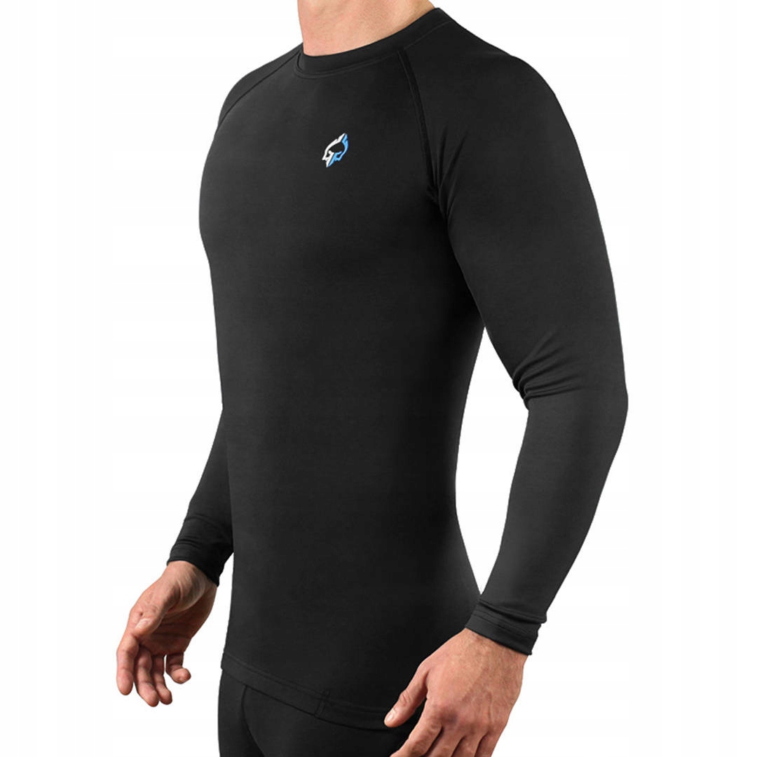 Rashguard męski z długim rękawem Ground Game Essential Logo r. S Rozmiar S