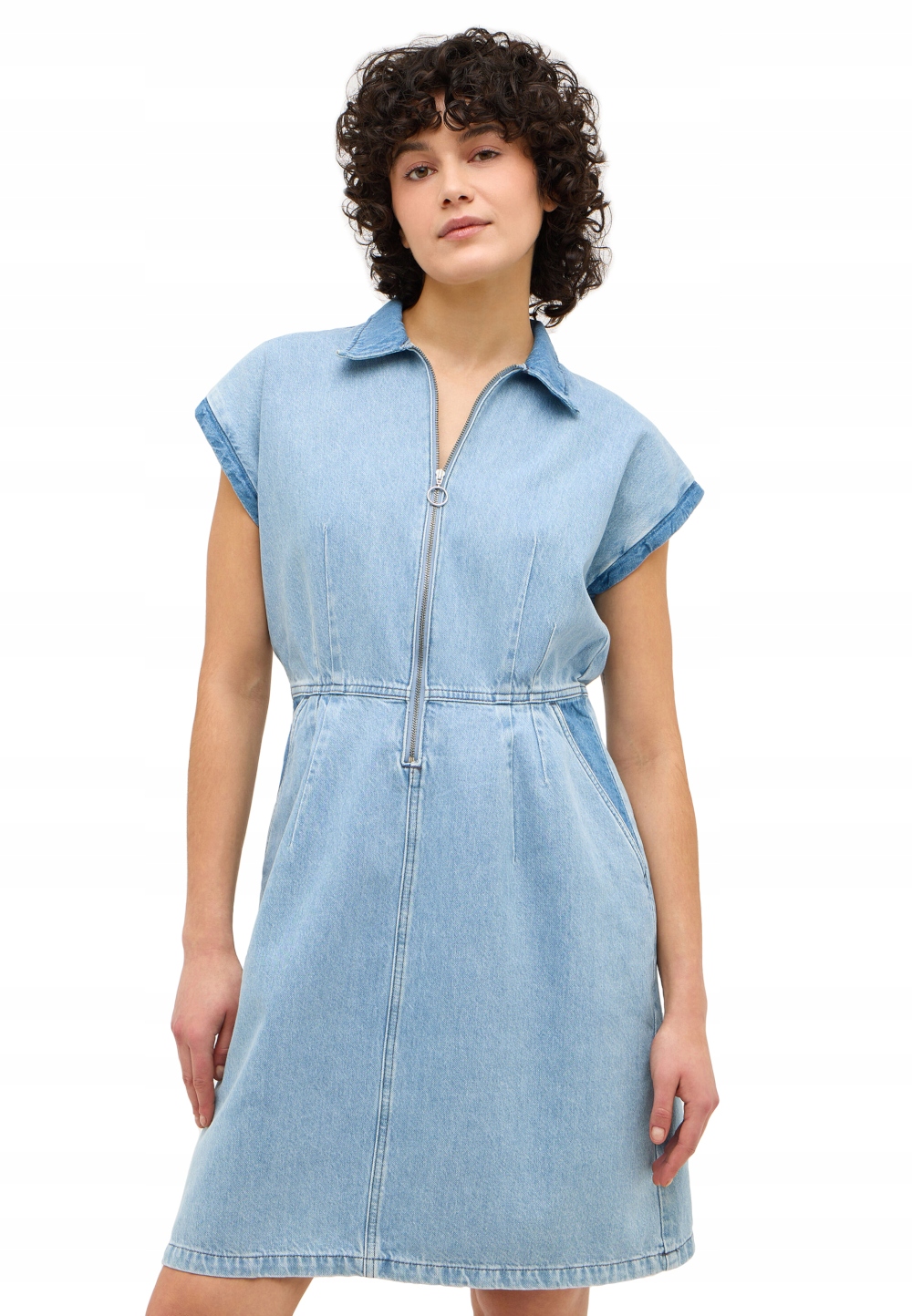 Mustang Džínové Modré Šaty 38