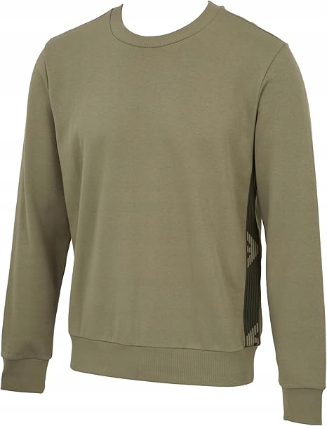 Emporio Armani Pánská Mikina Zelená S Kulatým Výstřihem M J7H