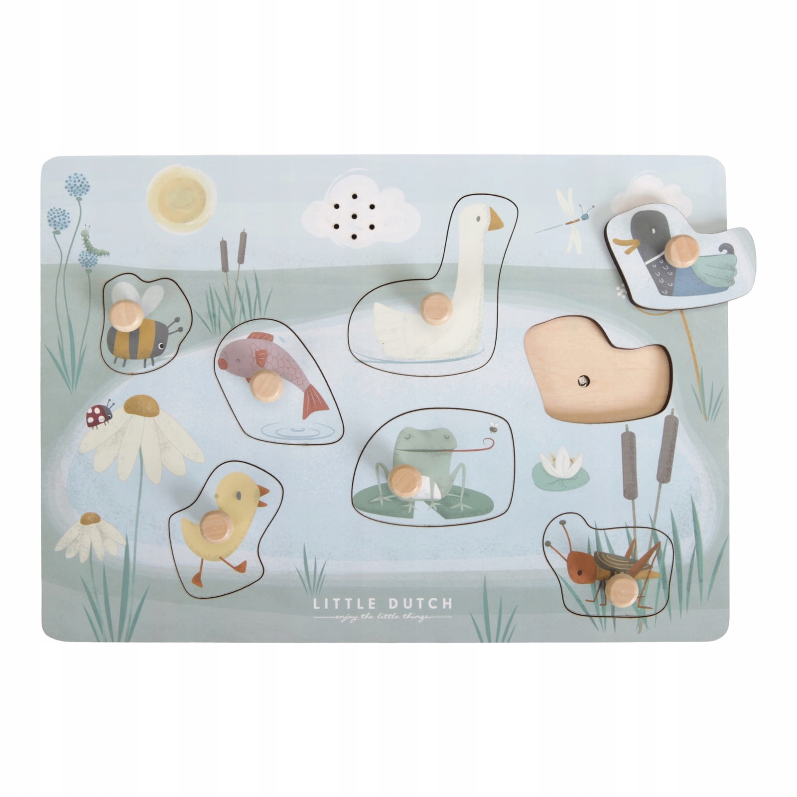 

Puzzle Dźwiękowe Drewniane Goose Little Dutch