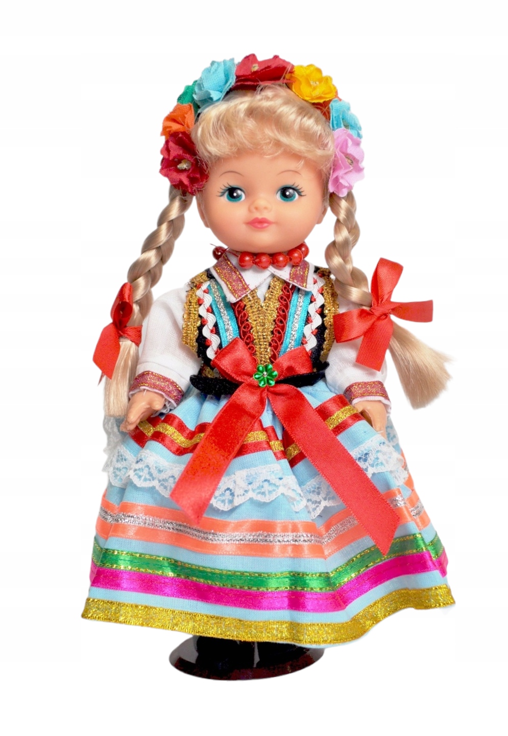 Panenka Lublinianka 25 cm modrá kurýr bonus