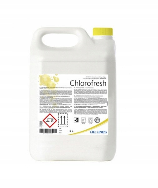 Levně Chlorofresh 5L Chlorový prostředek na mytí a dezinfekci koupelen, košů a stěn