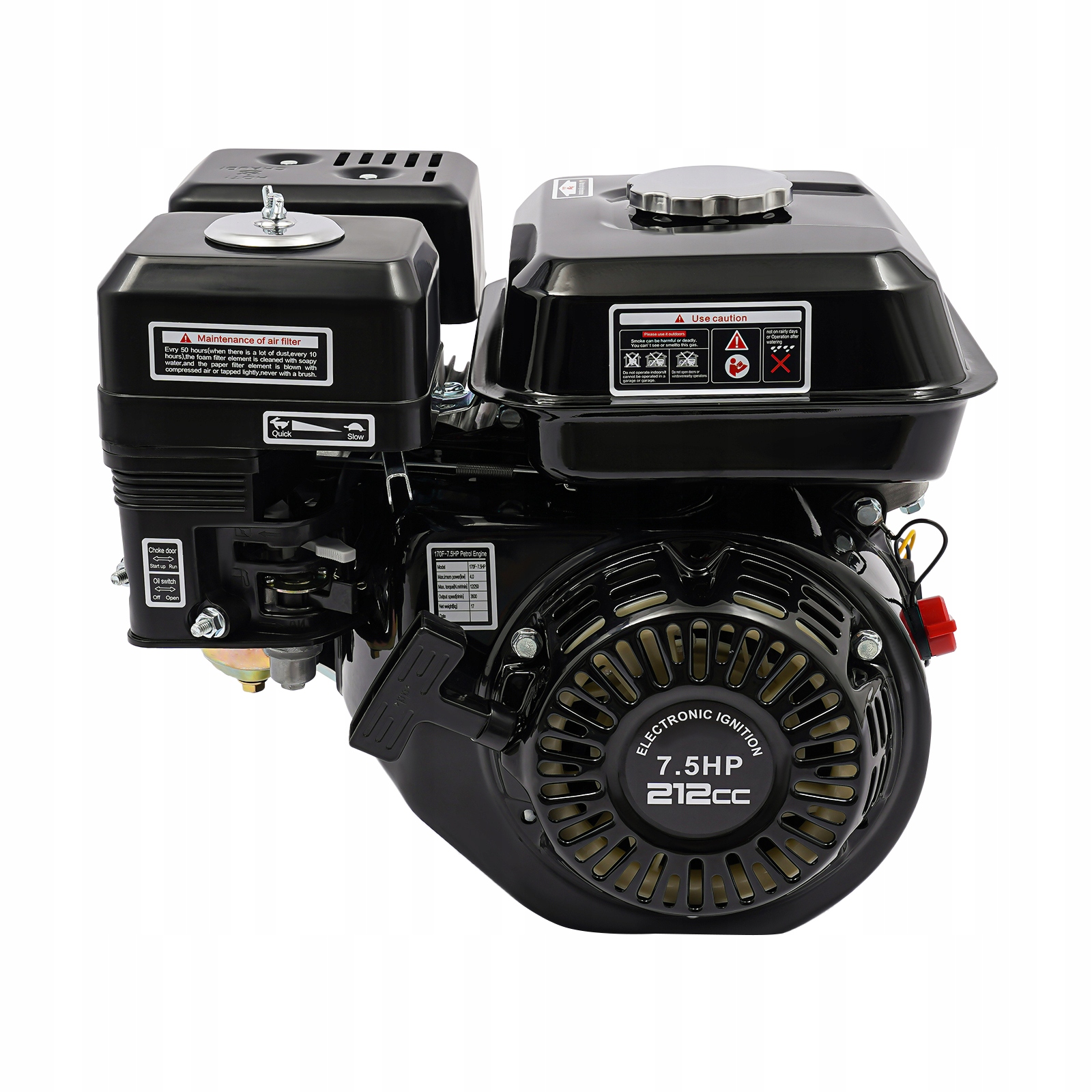 Benzínový Motor Multifunkční Motor 4-TAKTNÍ Motor 7,5 Hp