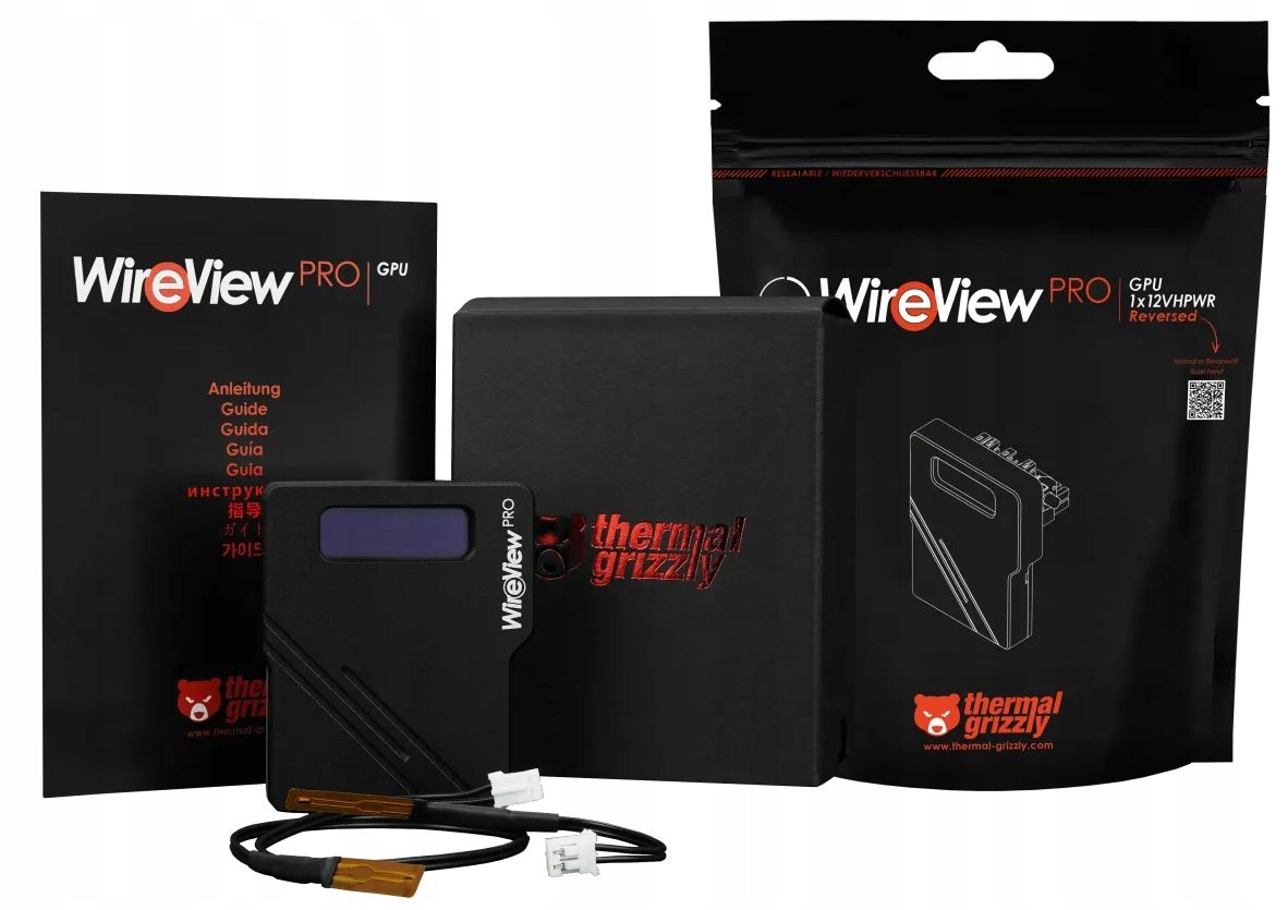 THERMAL GRIZZLY WIREVIEW GPU PRO 1x12VHPWR 90' miernik poboru