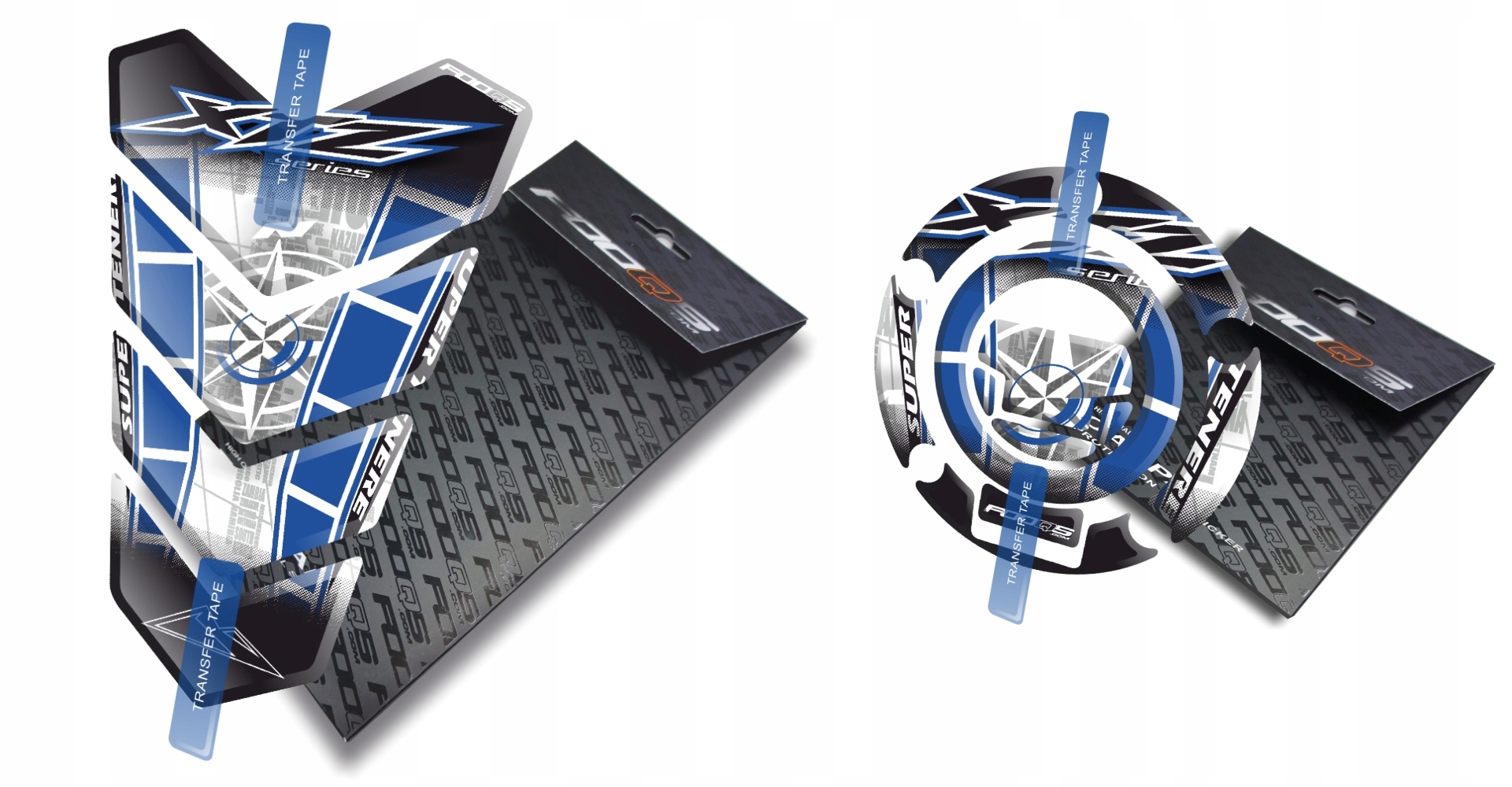 Tank-pad Cap-pad Fooqs Yamaha Xtz Tenere 1200 Bílá Modrá