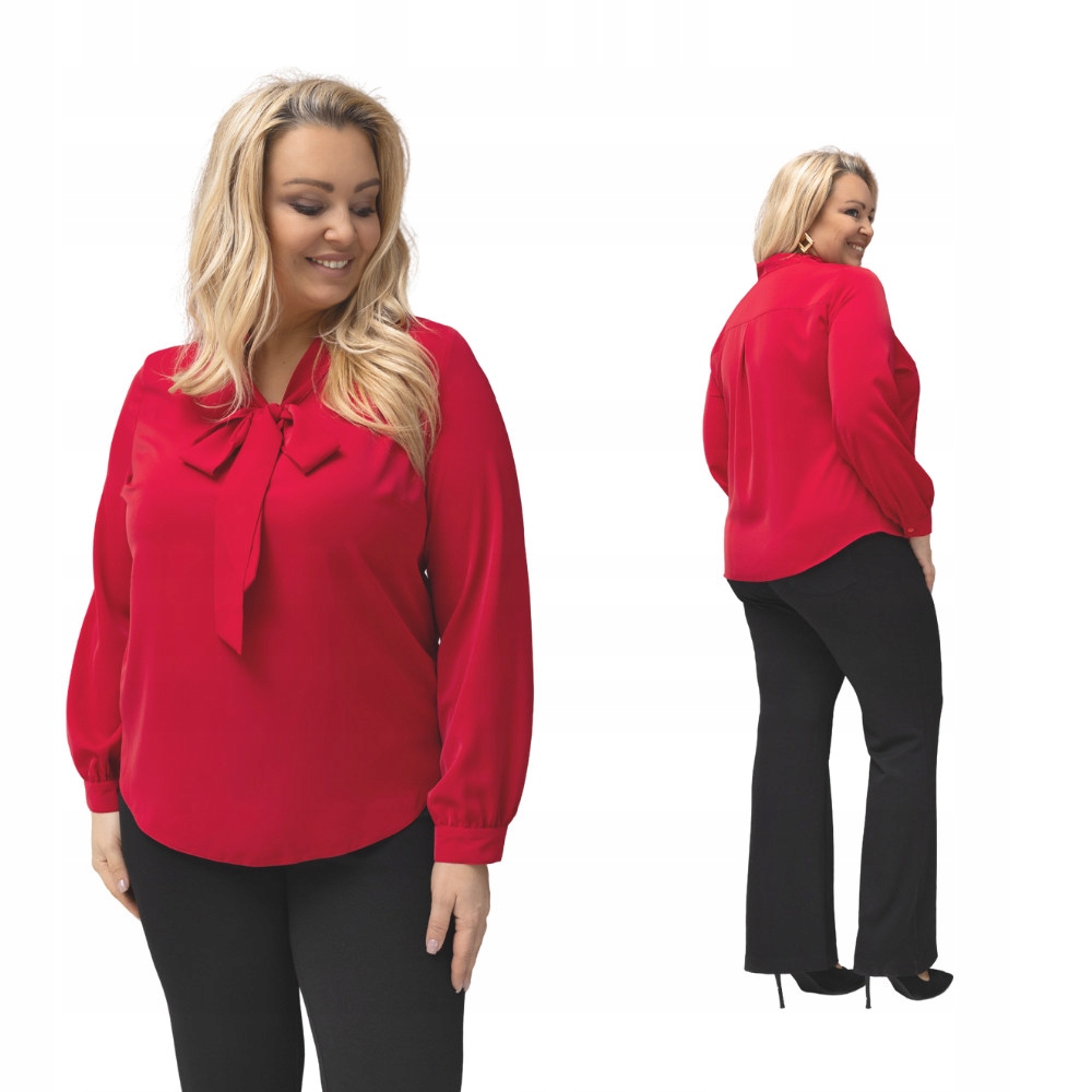 Košile Sandra s fontázou, barva červená, velikost 50