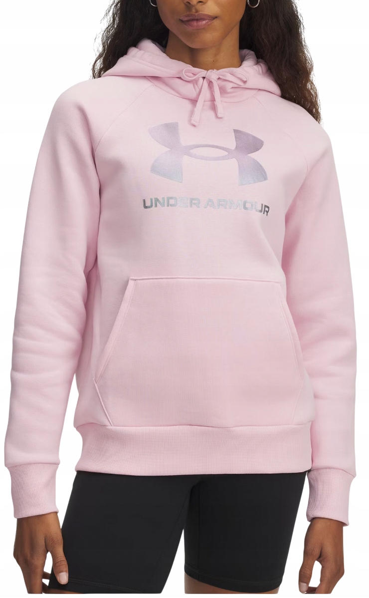 Mikina S Kapucí Under Armour Růžová Rival Feelce Shimmer Hoddy S
