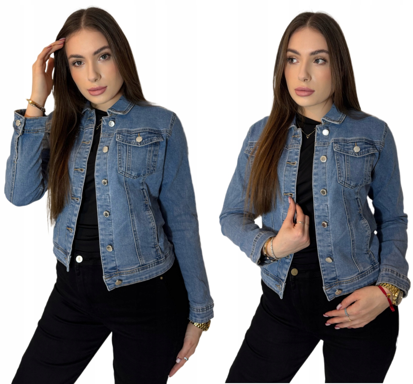 Dámská Džínová Bunda Katana Modrá, Pohodlná Pro Každodenní Nošení, Krátká