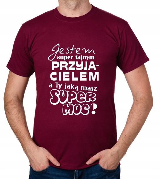 

koszulka Najlepszy Przyjaciel Kolega Super prezent