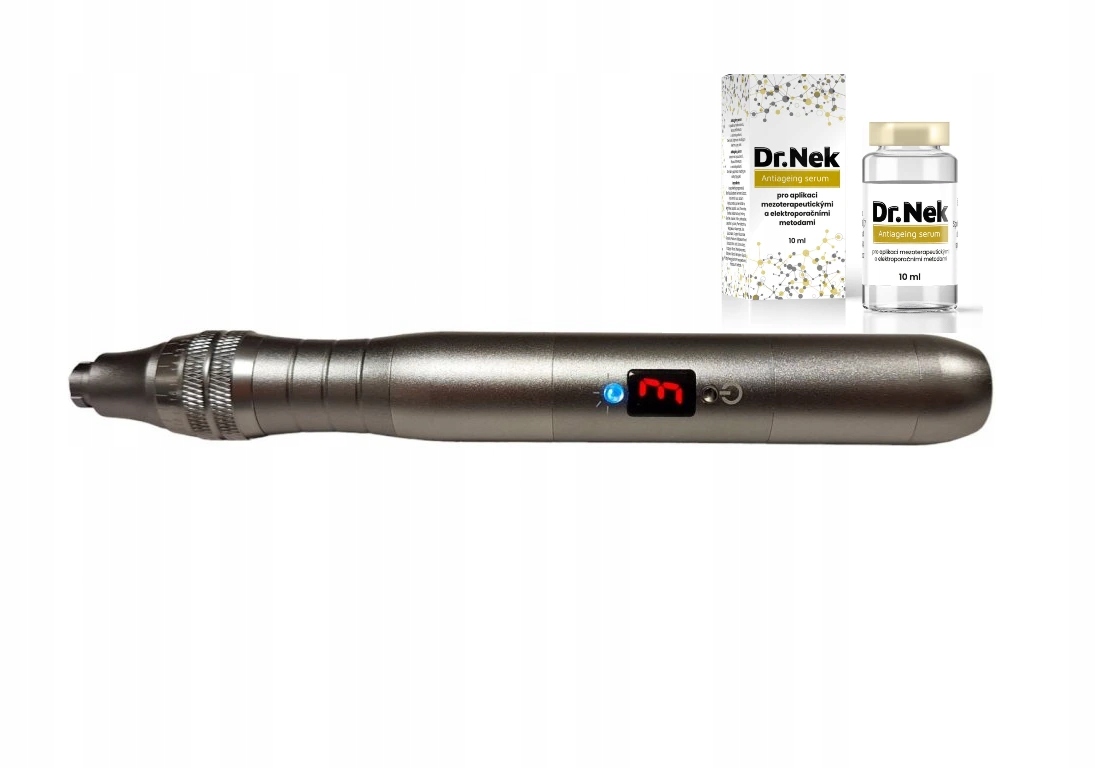 Dr.Nek zacv. Dermapen s Uv Led světlem s certifikáty +Antiageing sérum