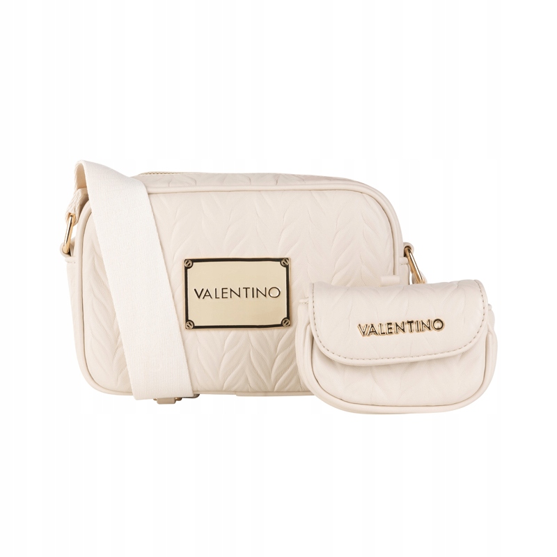 VALENTINO SPA - Tłoczona kremowa torebka SUNNY RE 13340567595 - Allegro.pl