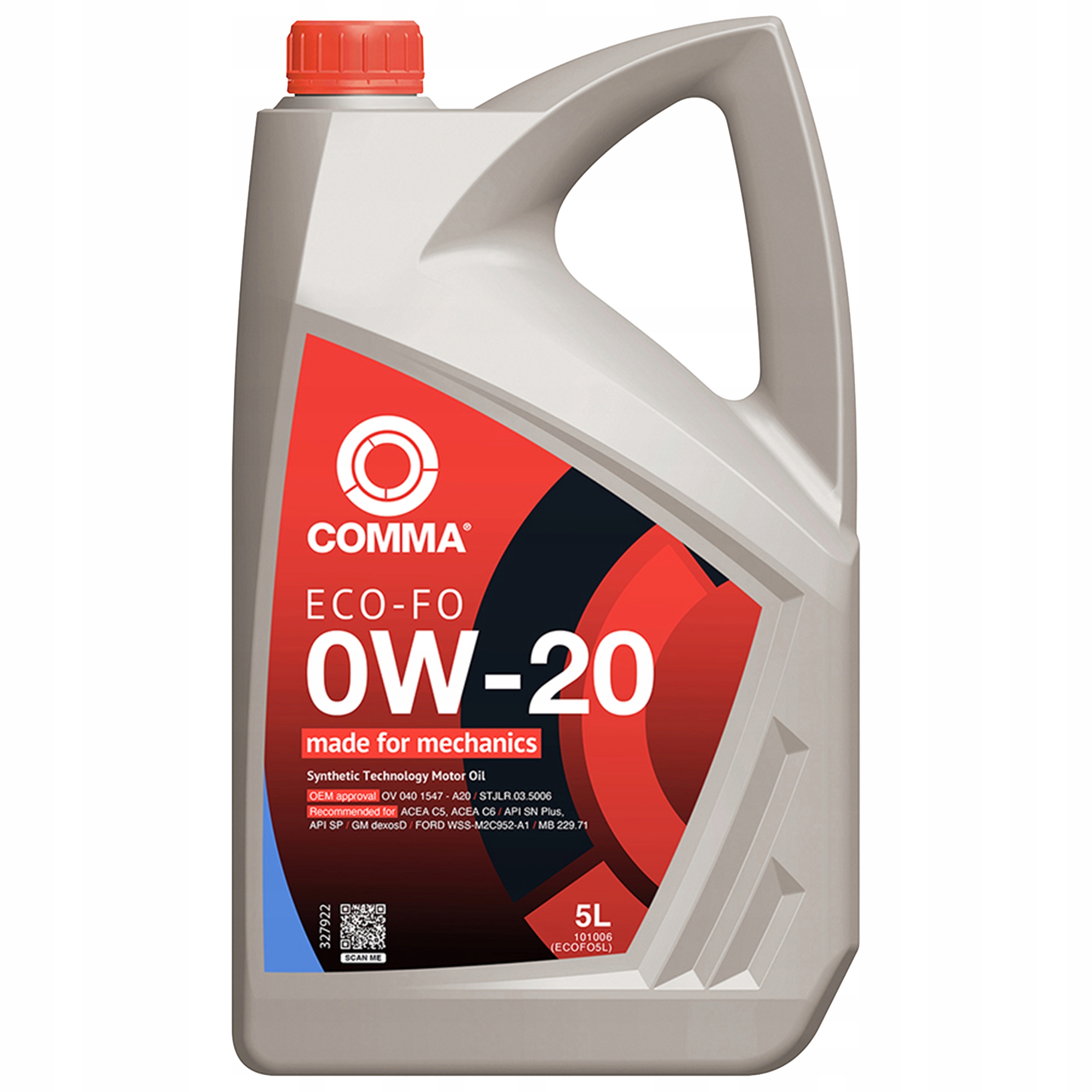 Olej silnikowy 0W20 5L Comma Eco-fo Ford EcoBlue C5 C6 Sp Ns Plus