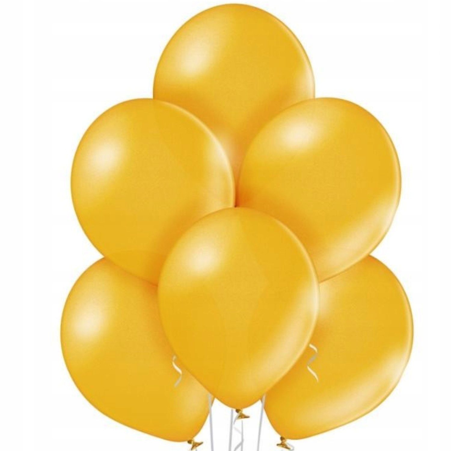 Balony metallic 30cm złote (B 105 golden) 50szt.  89-44 — 5