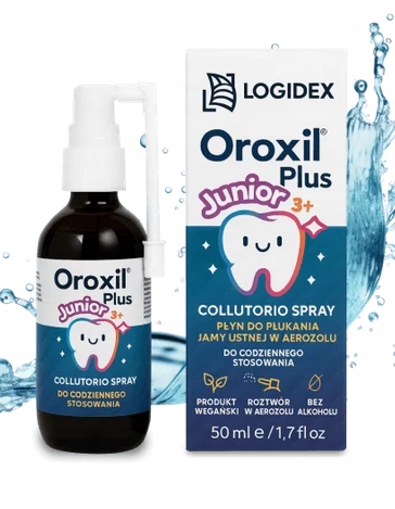 Spray na próchnicę dla dzieci od 3 lat Oroxil Plus Junior 50ml