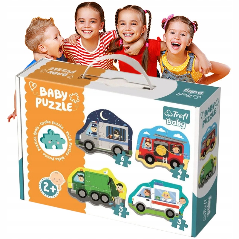 

Puzzle Trefl do Układania dla Dzieci Pojazdy
