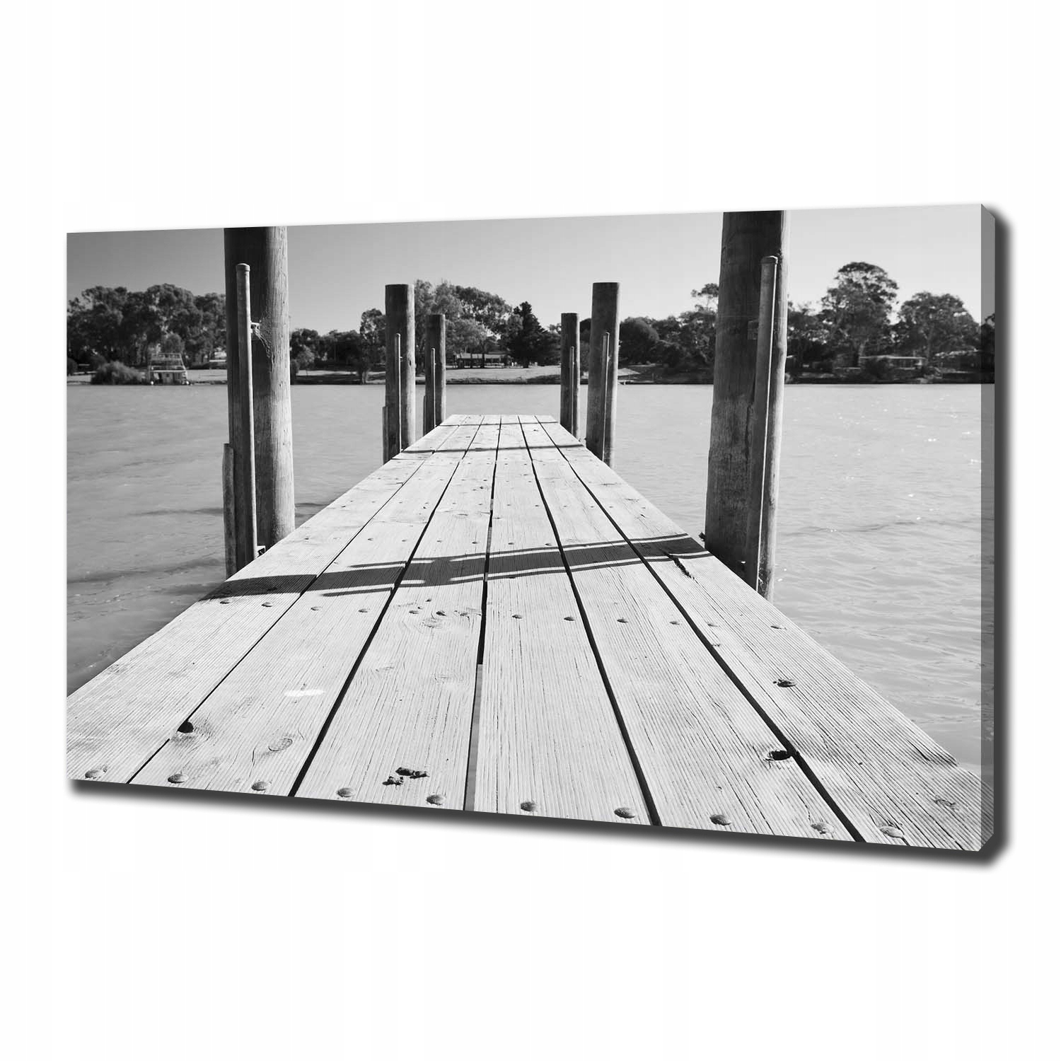 

Foto obraz na płótnie Drewniane molo 100x70 cm
